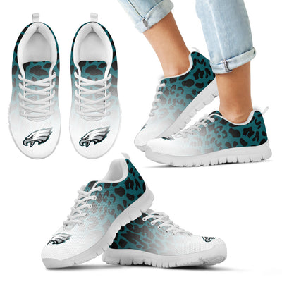 Leopard Pattern Awesome Philadelphia Eagles Sneakers