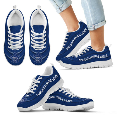 Wave Red Floating Pattern Toronto Maple Leafs Sneakers