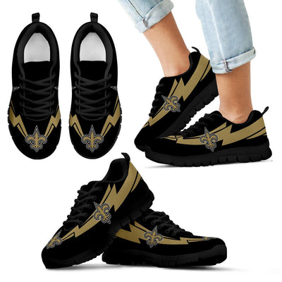 Three Amazing Good Line Charming Logo New Orleans Saints Sneakers