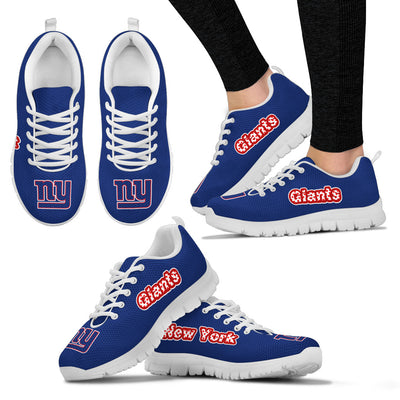 Magnificent New York Giants Amazing Logo Sneakers