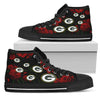 Lovely Rose Thorn Incredible Green Bay Packers High Top Shoes