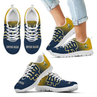 Colorful Unofficial Notre Dame Fighting Irish Sneakers