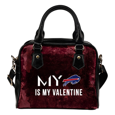 My Perfectly Love Valentine Fashion Buffalo Bills Shoulder Handbags