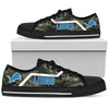 Simple Camo Detroit Lions Low Top Shoes