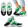 Green Color St. Patrick's Day Graceful LSU Tigers Sneakers