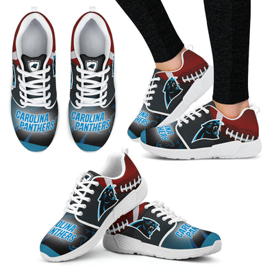 Awesome Carolina Panthers Running Sneakers For Football Fan