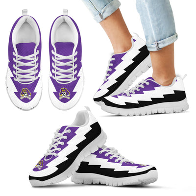 Cute Style East Carolina Pirates Sneakers Jagged Saws Creative Draw