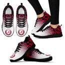 Leopard Pattern Awesome Alabama Crimson Tide Sneakers