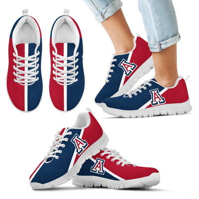 Dynamic Aparted Colours Beautiful Logo Arizona Wildcats Sneakers