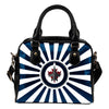 Central Awesome Paramount Luxury Winnipeg Jets Shoulder Handbags