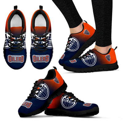 Colorful Unofficial Edmonton Oilers Sneakers