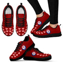 Love Extreme Emotion Pretty Logo Texas Rangers Sneakers