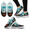 Mystery Straight Line Up Miami Dolphins Sneakers