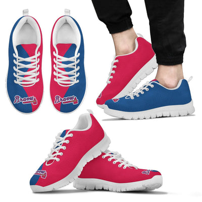 Two Colors Trending Lovely Atlanta Braves Sneakers