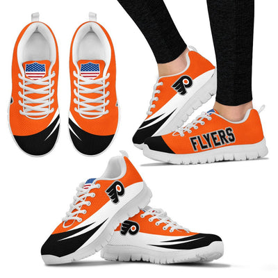 Awesome Gift Logo Philadelphia Flyers Sneakers