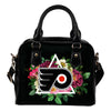 Floral Rose Valentine Logo Philadelphia Flyers Shoulder Handbags