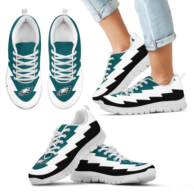 Jagged Saws Creative Draw Philadelphia Eagles Sneakers