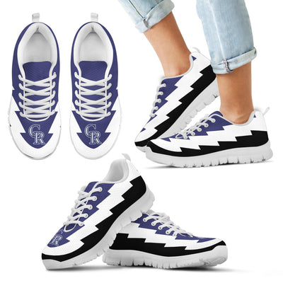 Gorgeous Style Colorado Rockies Sneakers Jagged Saws Creative Draw