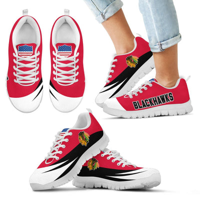 Awesome Gift Logo Chicago Blackhawks Sneakers