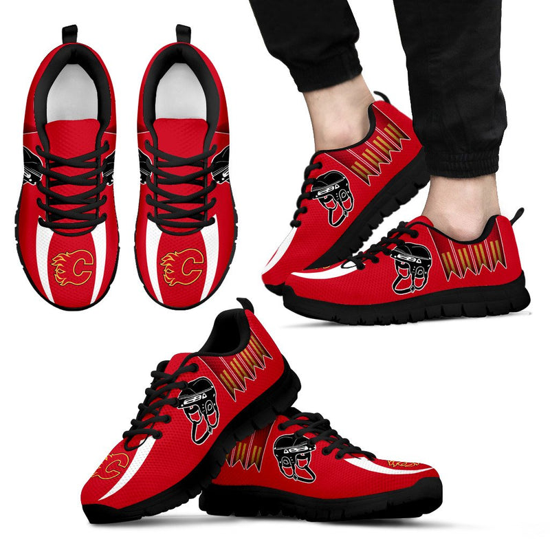 Vintage Four Flags With Streaks Calgary Flames Sneakers
