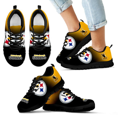 Colorful Unofficial Pittsburgh Steelers Sneakers