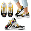 Mystery Straight Line Up Pittsburgh Steelers Sneakers