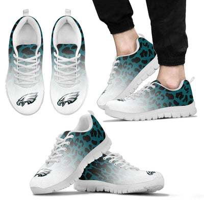 Leopard Pattern Awesome Philadelphia Eagles Sneakers