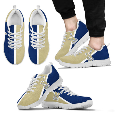 Dynamic Aparted Colours Beautiful Logo Navy Midshipmen Sneakers