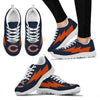 Beautiful Chicago Bears Sneakers Thunder Lightning Amazing Logo