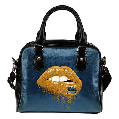 Beautiful Lips Elegant Logo UCLA Bruins Shoulder Handbags