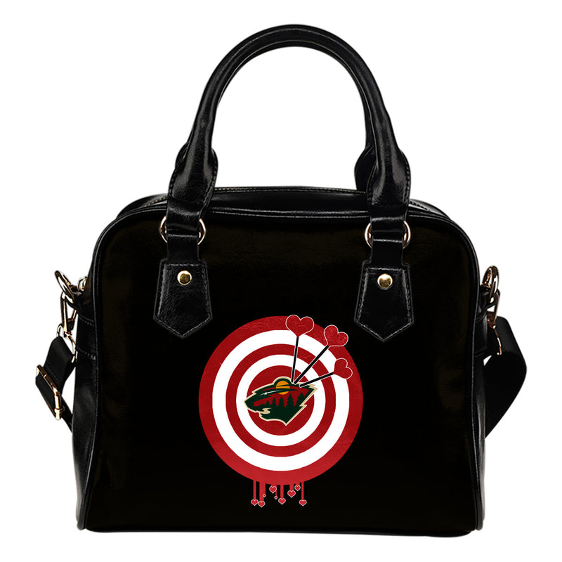 Valentine Sweet Minnesota Wild Dart Couple Love Shoulder Handbags