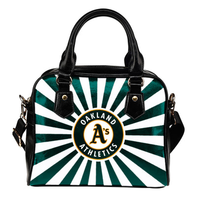 Central Awesome Paramount Luxury Oakland Athletics Shoulder Handbags