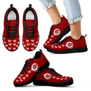 Love Extreme Emotion Pretty Logo Cincinnati Reds Sneakers