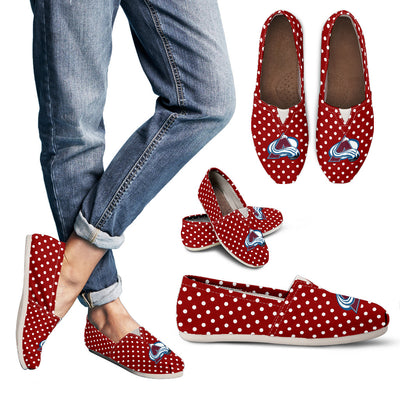 Red Valentine Cosy Atmosphere Colorado Avalanche Casual Shoes ver 2