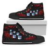 Lovely Rose Thorn Incredible New York Rangers High Top Shoes