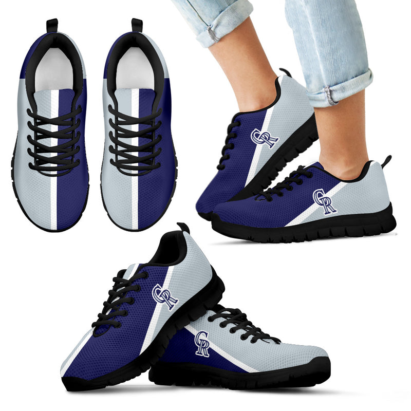Dynamic Aparted Colours Beautiful Logo Colorado Rockies Sneakers