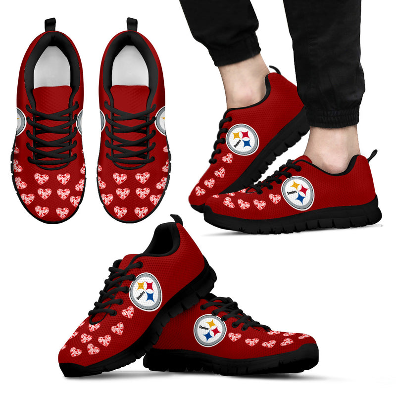 Love Extreme Emotion Pretty Logo Pittsburgh Steelers Sneakers