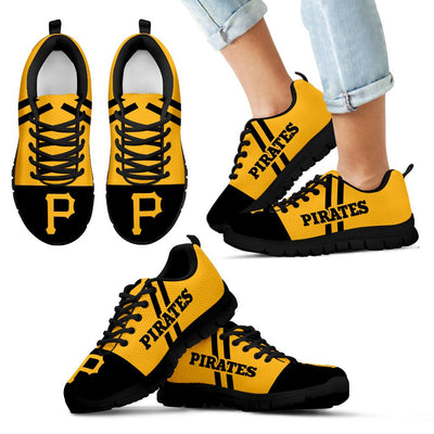 Line Stripe Logo Bottom Pittsburgh Pirates Sneakers