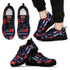 Colorful Pride Flag New England Patriots Sneakers