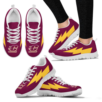 Hot Central Michigan Chippewas Sneakers Thunder Lightning Amazing
