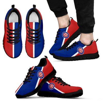 Dynamic Aparted Colours Beautiful Logo Chicago Cubs Sneakers