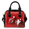 Superior Cupid Love Delightful New Jersey Devils Shoulder Handbags