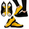 Two Colors Trending Lovely Pittsburgh Steelers Sneakers