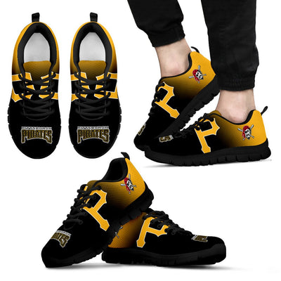 Colorful Unofficial Pittsburgh Pirates Sneakers