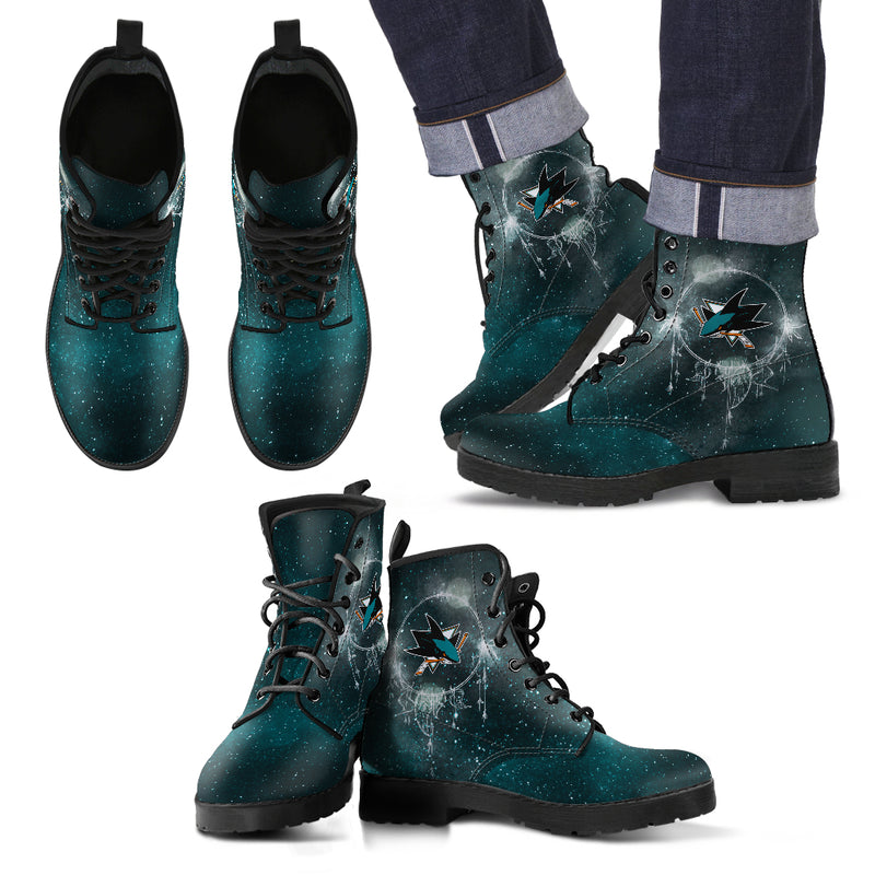 Secret Green Sun And Moon Dreamcatcher San Jose Sharks Boots