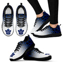 Cool Toronto Maple Leafs Sneakers Leopard Pattern Awesome