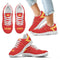 Pattern Logo Slide In Line Calgary Flames Sneakers