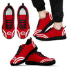 Lovely Curves Stunning Logo Icon Cincinnati Reds Sneakers