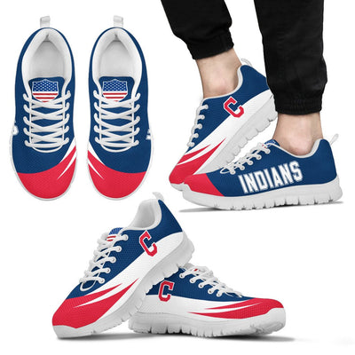 Awesome Gift Logo Cleveland Indians Sneakers