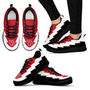 Super Lovely Houston Cougars Sneakers Jagged Saws Creative Draw